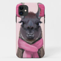 Kühles Lama-Rosa