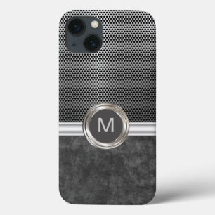 Kühles Monogramm mit robustem Look iPhone 13 Hülle
