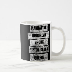 Kühles New York City 5 Boroughs, New York New York Kaffeetasse
