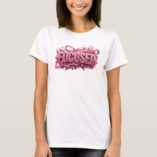 Kühles Pink FOKUSSIERTES Custom-T-Shirt T-Shirt