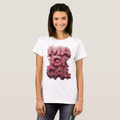 Kühles Pink MEGA Textdesign T-Shirt (Vorne ganz)