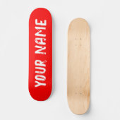 Kühles Rot Skateboard (Vorderseite)