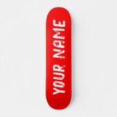 Kühles Rot Skateboard (Vorne)