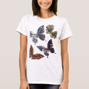 Kühles Silber ABSTRACT ART Individuelles T-Shirt
