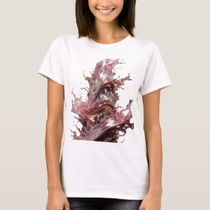 Kühles Silber ABSTRACT ART Statement T-Shirt