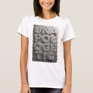 Kühles Silber UNVERGESSLICH individuelles Design T-Shirt