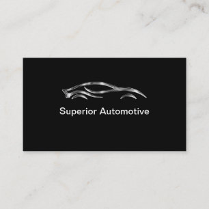 Kühles silbernes Autodesign Automotive Visitenkarte
