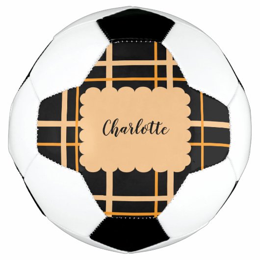 Kühles Streifenmuster Fußball (Vorderseite)