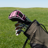 Kühles Streifenmuster Golf Headcover (In SItu)