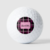Kühles Streifenmuster Golfball (Vorderseite)