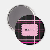 Kühles Streifenmuster Magnet (Vorderseite/Rückseite)