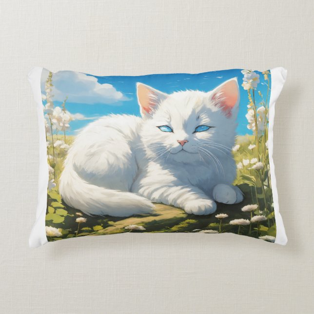 Kühlgehäuse aus Gel Memory Foam Kissen. Dekokissen (Vorderseite)