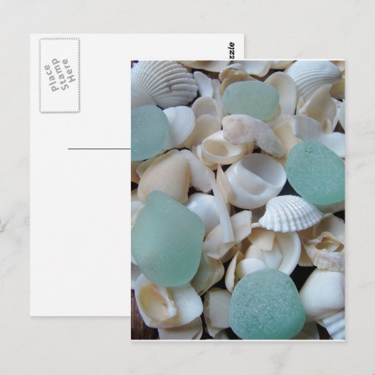 Kühlglas Postkarte (Vorne/Hinten)