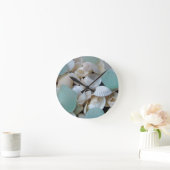 Kühlglas Runde Wanduhr (Zuhause)