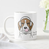 Kühlhund mit Bubblegum Niedlich Funny Beagle Jumbo-Tasse