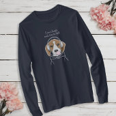 Kühlhund mit Bubblegum Niedlich Funny Beagle T-Shirt