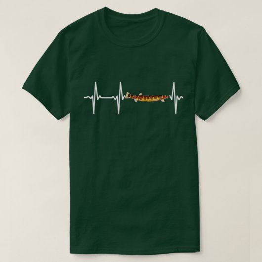 Kuhli Loach Heartbeat für die Fischerei Aquarium L T-Shirt (Design vorne)
