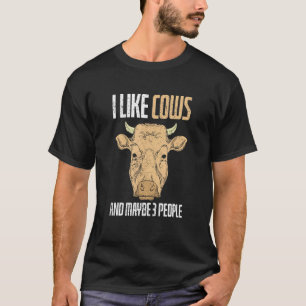 Kuhliebhaber Lustiger Bauernhof Tier Landwirtschaf T-Shirt