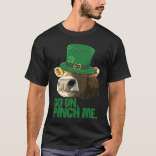 Kuhliebhaber Sarkastischer St. Patricks Day Leprec T-Shirt