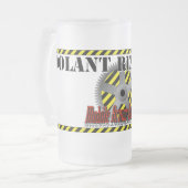 Kühlmittel-Reservoir - bewegliche Mattglas Bierglas (Vorderseite Links)