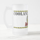 Kühlmittel-Reservoir - bewegliche Mattglas Bierglas (Links)