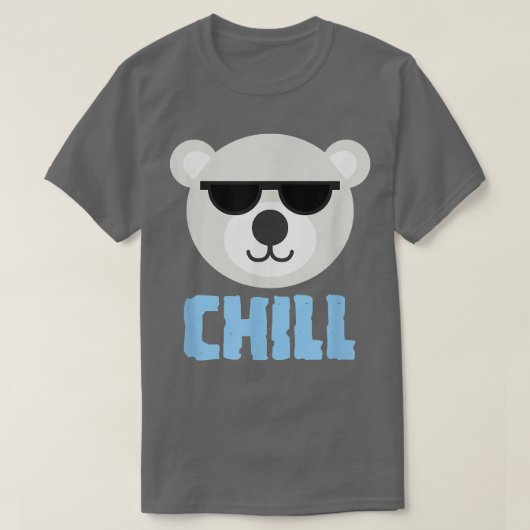 Kühlpolarbär in Sonnenbrille 501 T-Shirt (Design vorne)