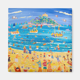 Kühlschrank Art: Eskimo Kinder auf St. Michael's M Magnet