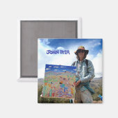 Kühlschrank Art: Künstler John Dyer Profile Foto Magnet (Vorderseite/Rückseite)