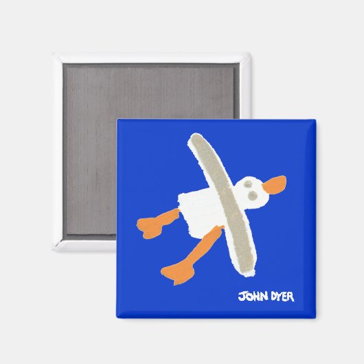 Kühlschrank Art: Seagull Magnet (Vorderseite/Rückseite)