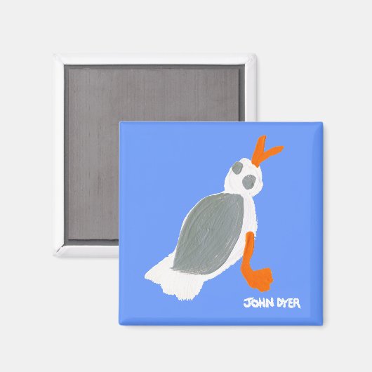 Kühlschrank Art: Seagull Magnet (Vorderseite/Rückseite)