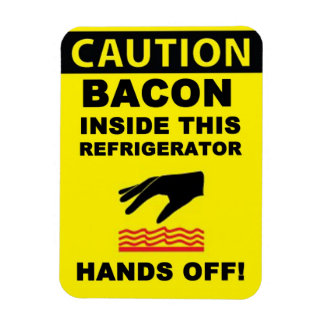Kühlschrank Bacon Security Magnet
