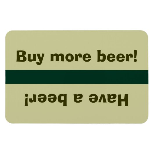 Kühlschrank Beer Status - Bier trinken, Bier kaufe Magnet (Horizontal)