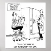 Kühlschrank Cartoon 4876 Poster (Vorne)