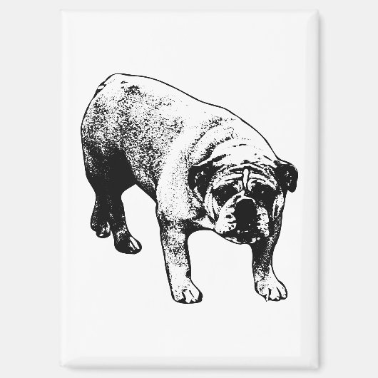 Kühlschrank Cheer Bulldog Magnet (Vorderseite)