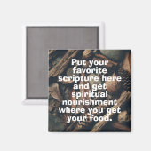 Kühlschrank Faith Magnet (Vorderseite/Rückseite)