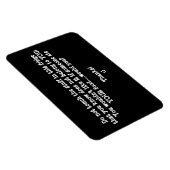 Kühlschrank Food Diief Warning-Customize es. Magnet (Rechte Seite)