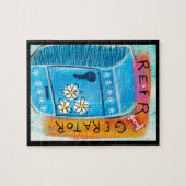 Kühlschrank Fun Jigsaw Puzzle - Niedliche Küche (Horizontal)