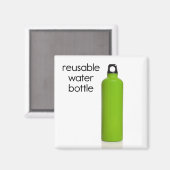 Kühlschrank für wiederverwendbare Wasserflaschen Magnet (Vorderseite/Rückseite)