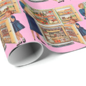 Kühlschrank Geschenkpapier (Rolleneckpunkt)