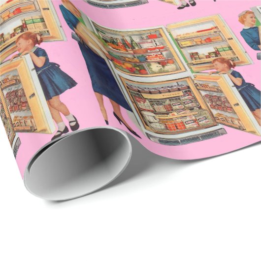 Kühlschrank Geschenkpapier (Rolleneckpunkt)