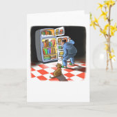 Kühlschrank-Karte buchen Karte (Gelbe Blume)