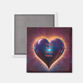 Kühlschrank "Liebe Radikale: Du zündest mir das He Magnet (Vorderseite/Rückseite)