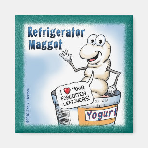 Kühlschrank-Maden-Magnet Magnet