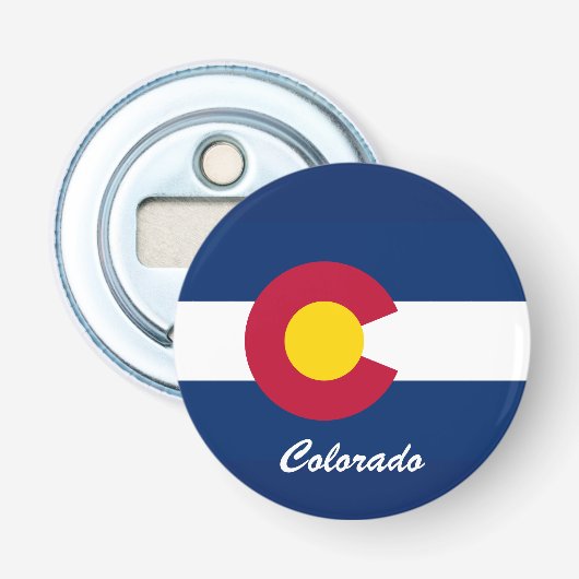 Kühlschrank Magnet Colorado Flaschenetikett Flaschenöffner (Vorderseite)