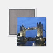 Kühlschrank Magnet der London Bridge in London (Vorderseite/Rückseite)