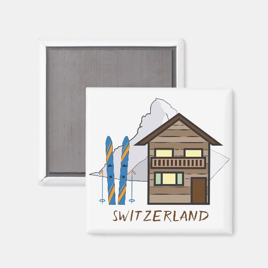 Kühlschrank-Magnet der Schweiz Magnet (Vorderseite/Rückseite)