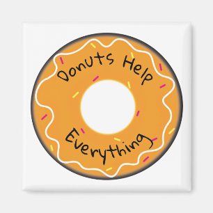 Kühlschrank Magnet Donuts hilft alles
