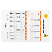 Kühlschrank-Magnet für die Messkonvertierung Magnet (Horizontal)