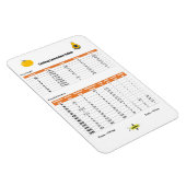 Kühlschrank-Magnet für die Messkonvertierung Magnet (Rechte Seite)