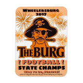 Kühlschrank-Magnet für Staat-Fußballsieger - Magnet (Vertikal)